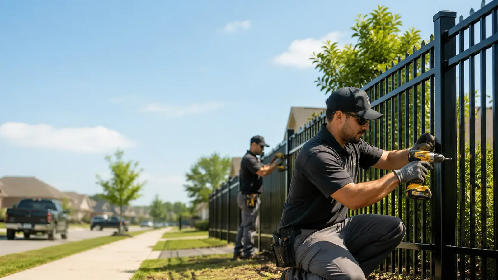 Metal Fence Installation in Summerfield, LA